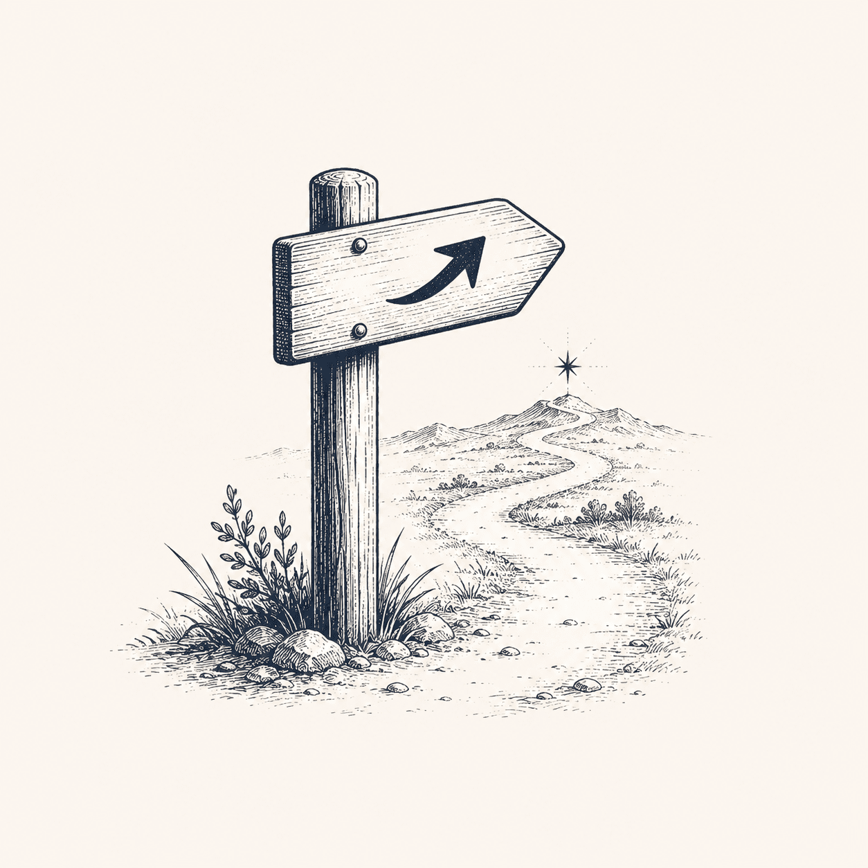 Illustration representing Direction